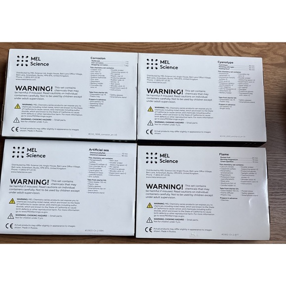 MEL Chemistry Science Experiments 4 Complete Kits STEM Age 10+ Homeschool NEW - Picture 7 of 7